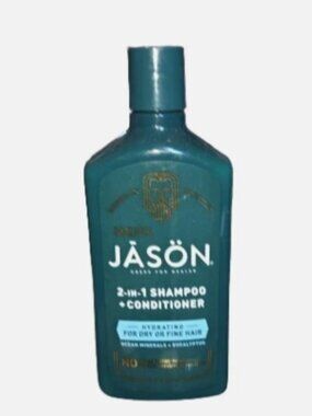 JASON Hydrating 2 in 1 Men's Shampoo + Conditioner for Dry or Fine Hair New